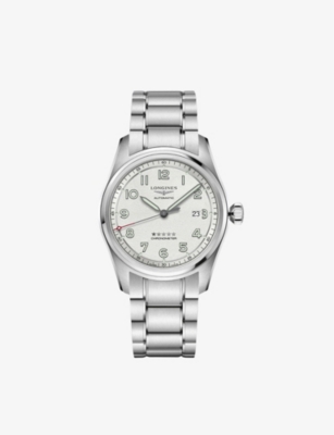 LONGINES: L3.811.4.73.6 Longines Spirit stainless-steel automatic watch