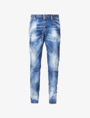 dsquared jeans black paint