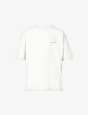 balenciaga beige t shirt