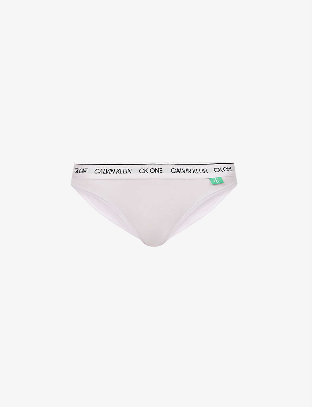 CK One mid-rise recycled polyester-blend briefs(9256258)