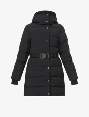 burberry eppingham belted puffer jacket