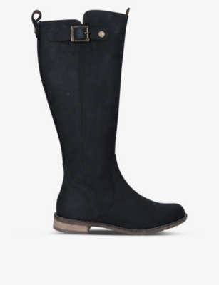 BARBOUR - Rebecca suede knee-high boots 
