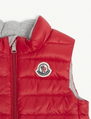 moncler gilet selfridges