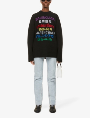 balenciaga womens jumper