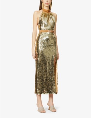 Sequin Embellished Midi