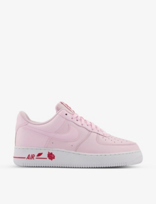 nike air force pink leather