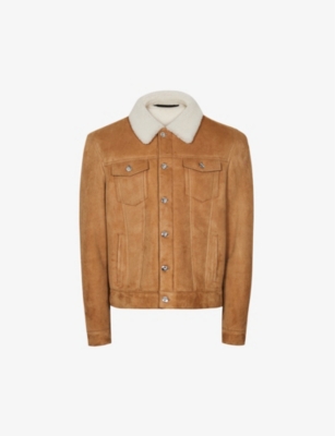 mens shearling trucker jacket