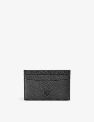 Aspinal Of London Womens Black Slim Leather Credit Card Case