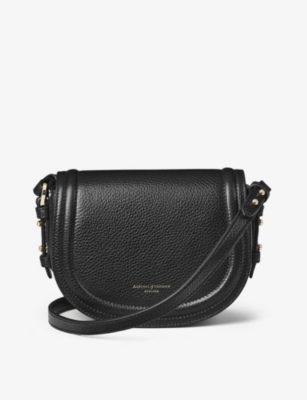 ASPINAL OF LONDON: Stella small leather satchel bag