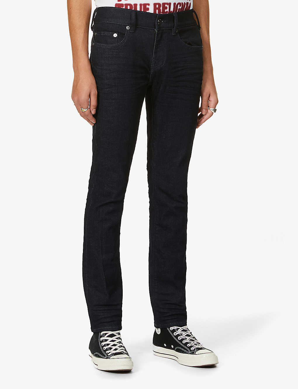 True Religion Rocco No Flap Mid-rise Slim-fit Jeans In Inglorious