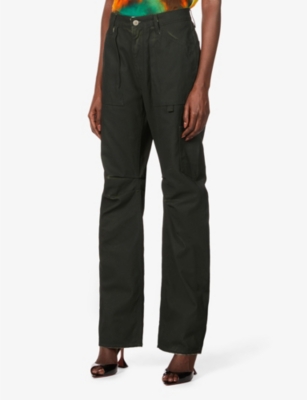 straight cargo trousers