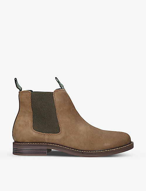 BARBOUR: Farsley leather Chelsea boots