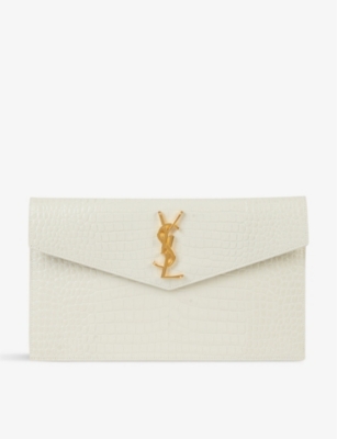 SAINT LAURENT
Uptown envelope leather pouch