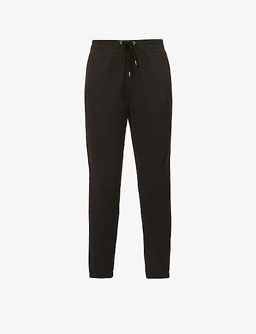 JAMES PERSE: Tapered high-rise cotton-jersey jogging bottoms