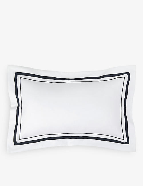 THE WHITE COMPANY: Cavendish Egyptian cotton-sateen breakfast Oxford pillowcase 50cm x 30cm