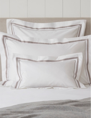 THE WHITE COMPANY: Cavendish Oxford Egyptian-cotton pillowcase 30 x 50cm