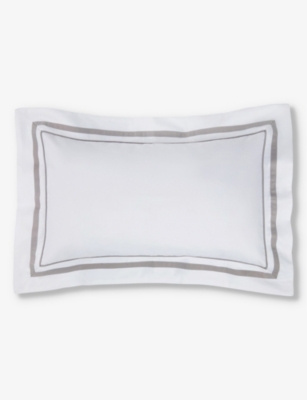 THE WHITE COMPANY: Cavendish Oxford Egyptian-cotton pillowcase 30 x 50cm