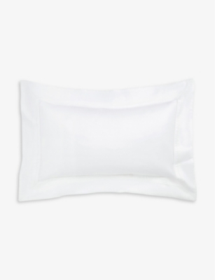 The White Company White Cavendish Oxford Cotton Breakfast Pillowcase 30cm X 50cm