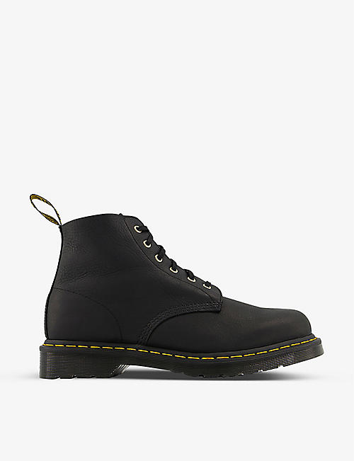 DR. MARTENS: 101 Unbound lace-up leather ankle boots