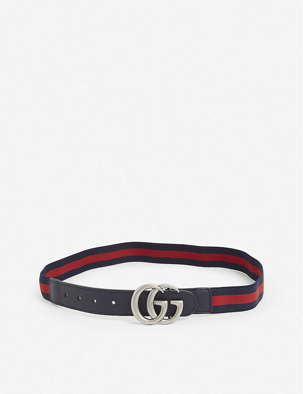 GG Web stripe elastic belt 2-8 years Selfridges & Co Girls Accessories Belts 