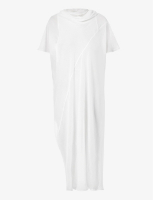 Convene draped silk-...