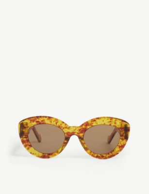 LOEWE - LW40019I oval-frame sunglasses | Selfridges.com display picture 3