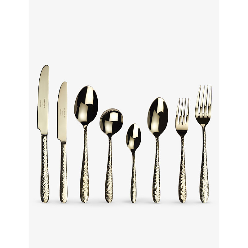 Arthur Price Champagne Mirage 44-piece Titanium-coated Stainless Steel Cutlery Set