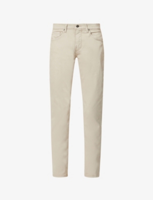PAIGE: Federal slim-fit straight-leg stretch-cotton jeans