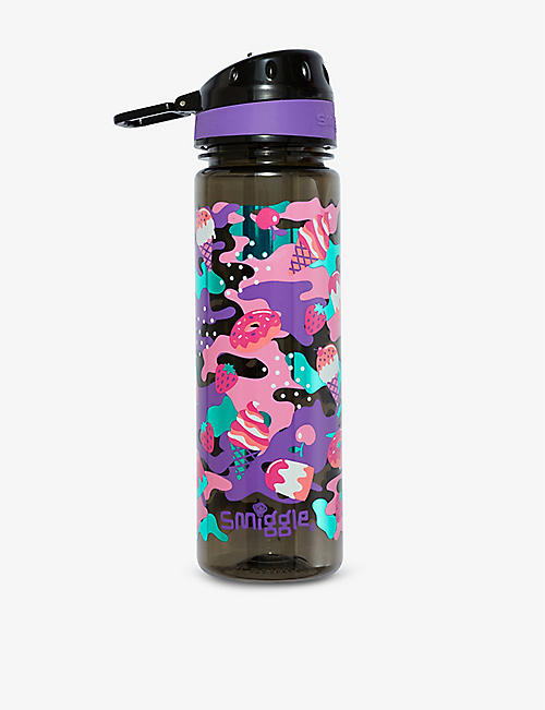 SMIGGLE: Hide camo-print plastic water bottle 650ml