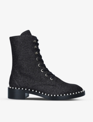 Stuart weitzman glitter boots hotsell