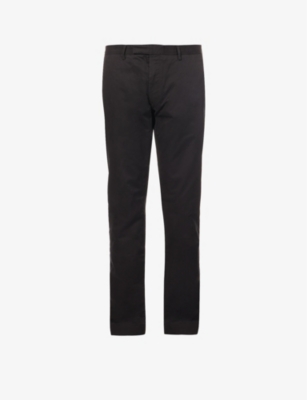 Polo Ralph Lauren Mens Polo Black Slim-fit Stretch-cotton Chino Trousers