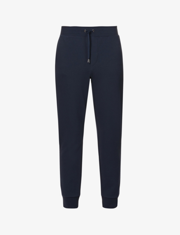Double-knit Tapered Cotton-Blend Jogging Bottoms