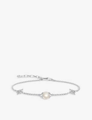 THOMAS SABO: Magic Stars sterling silver and pearl bracelet
