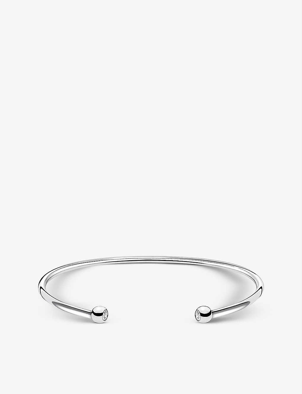 Thomas Sabo Dots Sterling-silver And Zirconia Bracelet In White