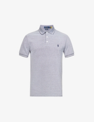 Logo-embroidered sli...