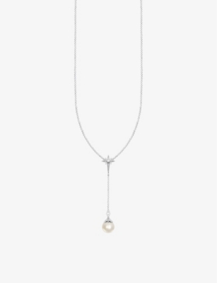 THOMAS SABO: Magic Stars sterling silver and freshwater pearl necklace