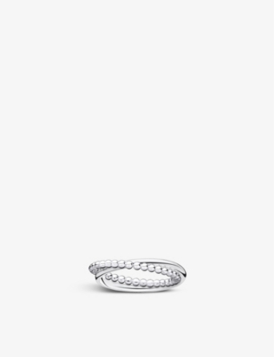 Thomas Sabo Dots Sterling-silver Ring In Silver-coloured