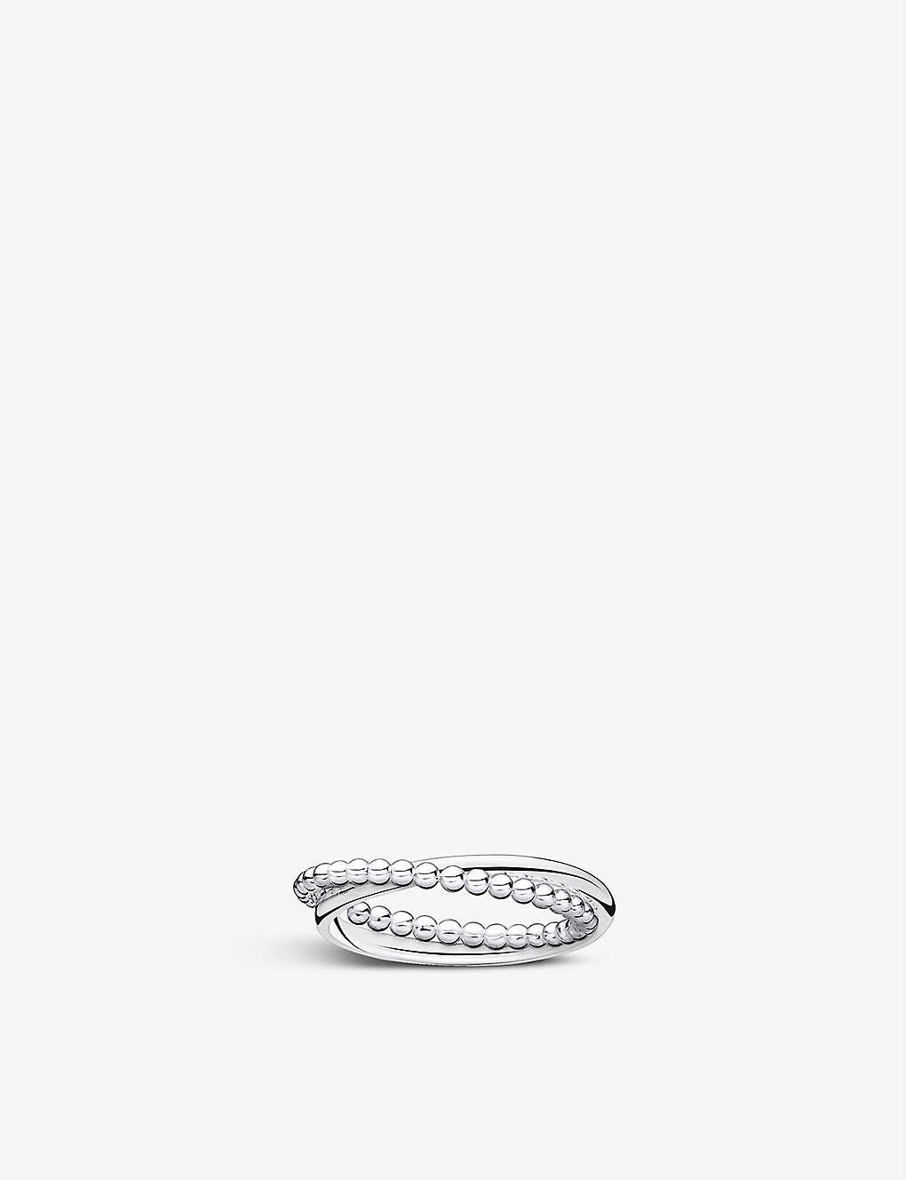 Thomas Sabo Dots Sterling-silver Ring In Silver-coloured