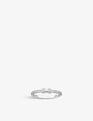 THOMAS SABO: Infinity sterling-silver and zirconia ring