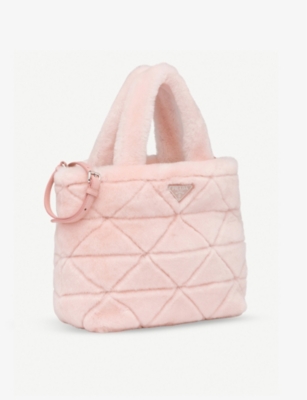 pink prada bag with strap