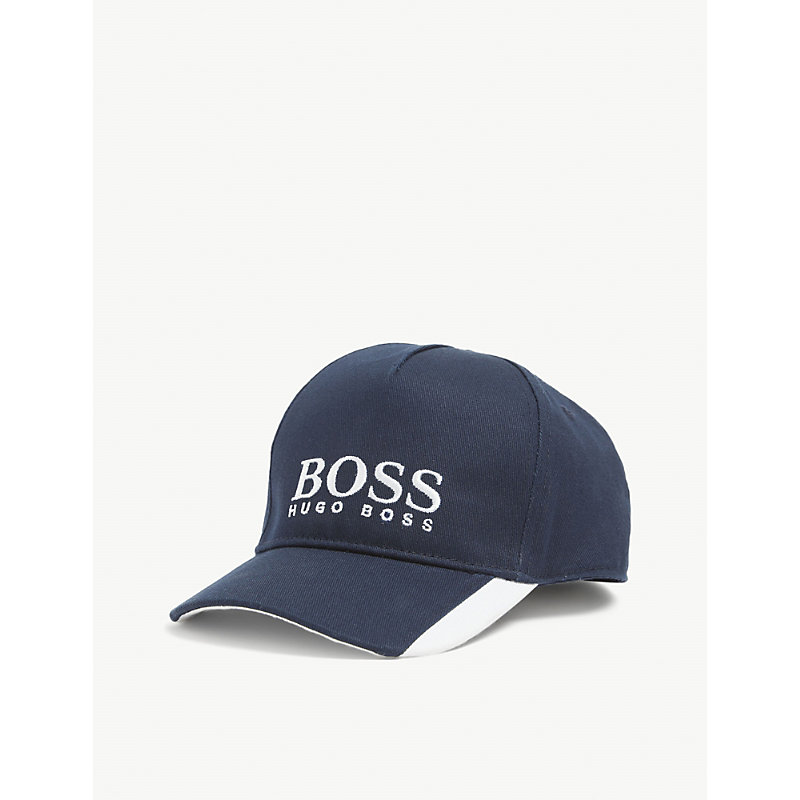 Hugo Boss Hats LOGO-EMBOSSED COTTON CAP