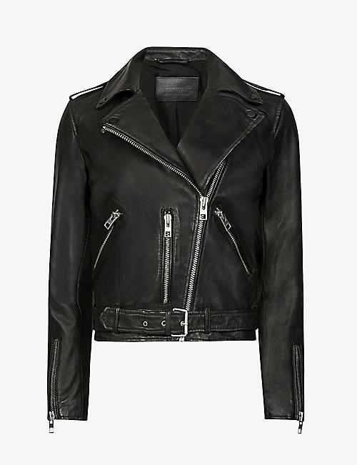 ALLSAINTS: Balfern leather biker jacket