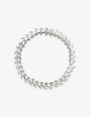 Shop Shaun Leane Women's Sterling Silver Serpent Trace Slim Sterling Silver Bracelet In Sterling Silver (silver)
