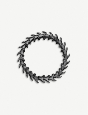 Shop Shaun Leane Womens  Serpent Trace Rhodium Bracelet In Sterling Silver