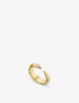 Shaun Leane Arc Yellow Gold-plated Vermeil Ring In Yellow Gold Vermeil