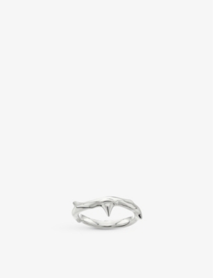 Shaun Leane Rose Thorn Sterling Silver Ring In Sterling Silver (silver)