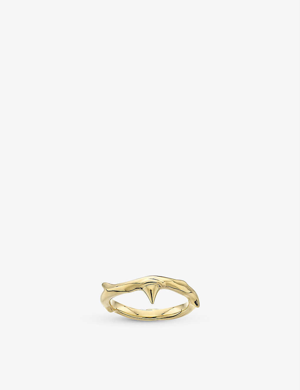 Shaun Leane Rose Thorn Yellow Gold-plated Vermeil Ring In Yellow Gold Vermeil