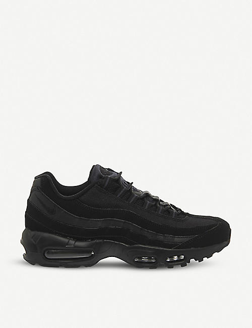 NIKE: Air Max 95 leather and mesh trainers