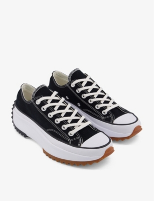 converse run star hike low black