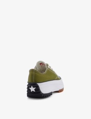 converse white canvas trainers